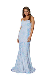 1 of 3 Amarra 87410 Dress Cotton-Candy