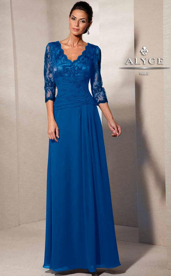 Alyce 29364 Blue/Coral