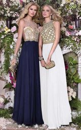 3 of 3 Alyce 6577 Diamond White/Gold