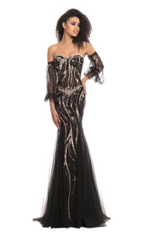 1 of 4 Johnathan Kayne 9003 Black/Rose Gold