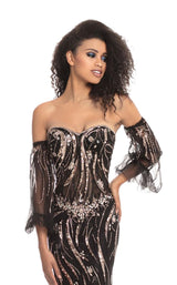 3 of 4 Johnathan Kayne 9003 Black/Rose Gold