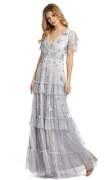 1 of 4 Mac Duggal 9068D Dress Platinum