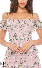 4 of 4 Mac Duggal 9069M Dress Mauve