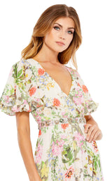 3 of 3 Mac Duggal 9079 Dress Floral-Multi