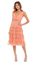 1 of 3 Mac Duggal 9081D Dress Apricot