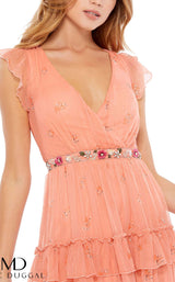 3 of 3 Mac Duggal 9081D Dress Apricot