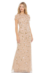 1 of 3 Mac Duggal 9086D Dress Nude-Multi