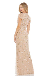 2 of 3 Mac Duggal 9086D Dress Nude-Multi