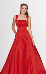 2 of 2 Angela and Alison 91014 Dress Hot-Red