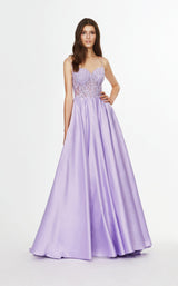 1 of 3 Angela and Alison 91022 Dress Lilac
