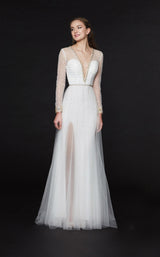 2 of 3 Angela and Alison 91046 Dress Ivory