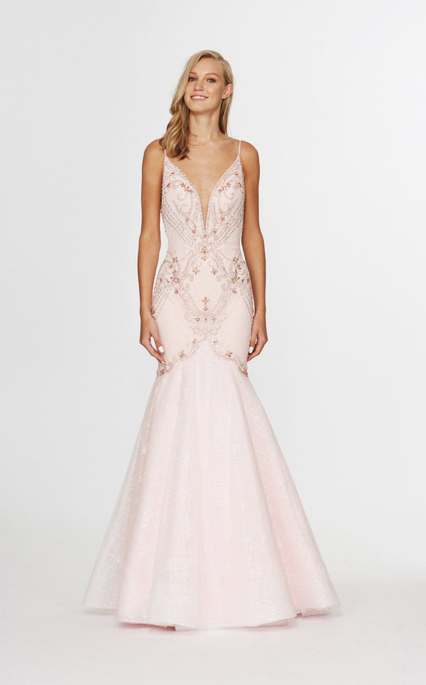 Angela and Alison 91060 Dress Pink