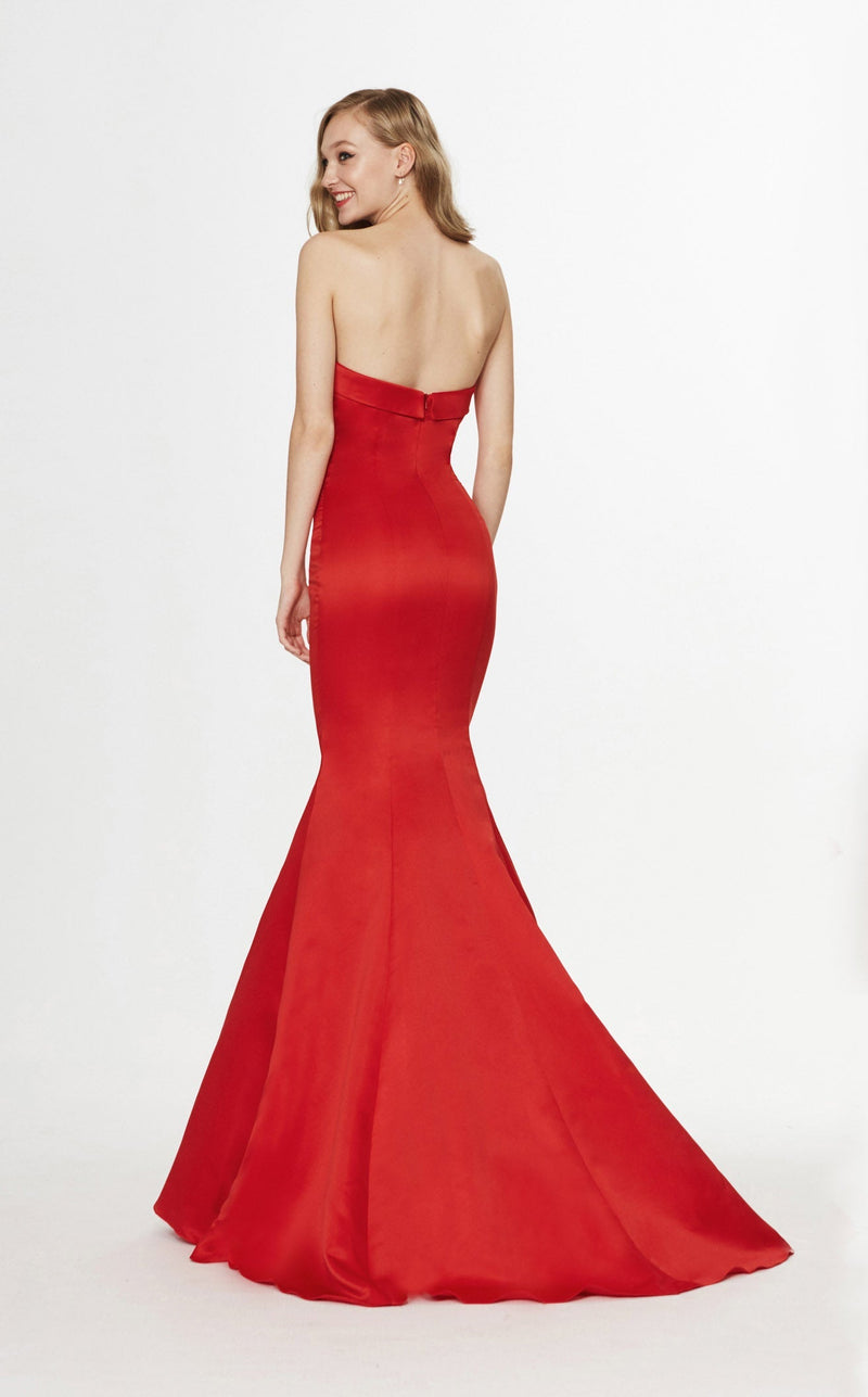 Angela and Alison 91068 Dress Hot-Red
