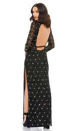 2 of 3 Mac Duggal 9109D Dress Black