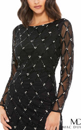 3 of 3 Mac Duggal 9109D Dress Black