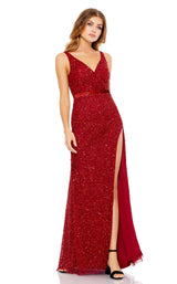 1 of 3 Mac Duggal 9110 Dress Red