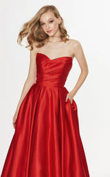 Angela and Alison 91137 Dress Hot-Red