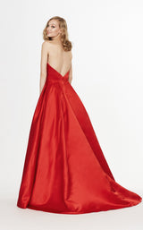 Angela and Alison 91137 Dress Hot-Red