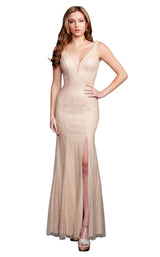 1 of 4 Nina Canacci 9121 Dress Gold