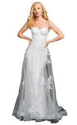 1 of 6 Nina Canacci 9132 Dress Ivory-Ivory