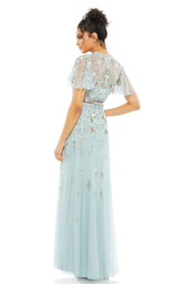 3 of 6 Mac Duggal 9136 Dress Mint-Multi