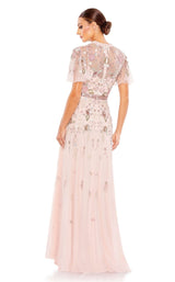 4 of 6 Mac Duggal 9136 Dress Silver-Peony