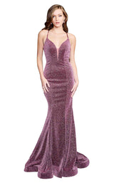 1 of 6 Nina Canacci 9136 Dress Purple