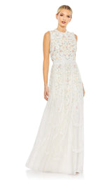 1 of 3 Mac Duggal 9137 Dress Ivory-Multi