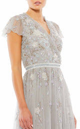 2 of 3 Mac Duggal 9138 Dress Platinum