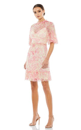 1 of 3 Mac Duggal 9148 Dress Blush-Multi