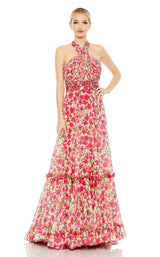 1 of 3 Mac Duggal 9159 Dress Pink-Multi