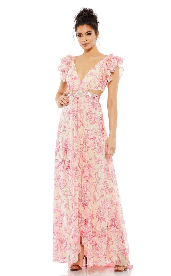 Mac Duggal 9161 Dress Pink-Multi
