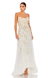1 of 3 Mac Duggal 9163 Dress White-Multi