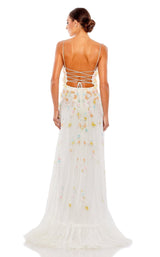 2 of 3 Mac Duggal 9163 Dress White-Multi