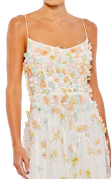 3 of 3 Mac Duggal 9163 Dress White-Multi