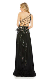 3 of 6 Mac Duggal 9164 Dress Black-Multi