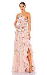 2 of 6 Mac Duggal 9164 Dress Blush-Multi