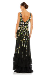 3 of 6 Mac Duggal 9171 Dress Black-Peach