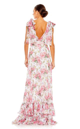 2 of 3 Mac Duggal 9178 Dress White-Multi