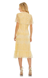 5 of 6 Mac Duggal 9193 Dress Buttercream