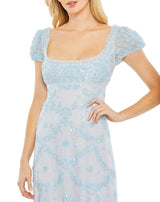 4 of 6 Mac Duggal 9194 Dress Powder-Blue