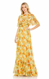 1 of 3 Mac Duggal 9201 Dress Yellow-Multi