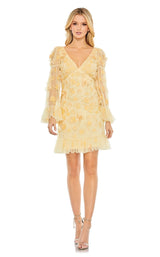 1 of 3 Mac Duggal 9205 Dress Butter