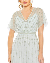 2 of 3 Mac Duggal 9223 Dress Mist