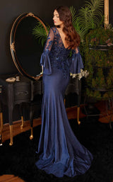 3 of 3 LaDivine 9247 Dress Navy