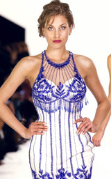 11 of 14 Faust 926 Dress Nude-Blue