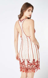 6 of 14 Faust 926 Dress Nude-Red