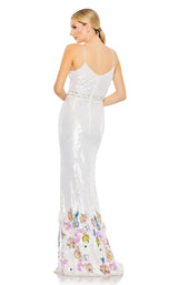 2 of 3 Mac Duggal 93617 Dress White