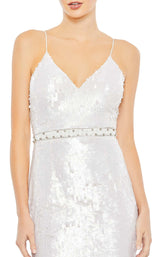 3 of 3 Mac Duggal 93617 Dress White