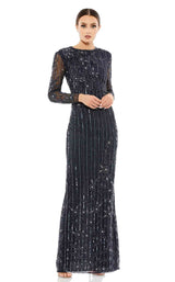 1 of 6 Mac Duggal 93626 Dress Midnight